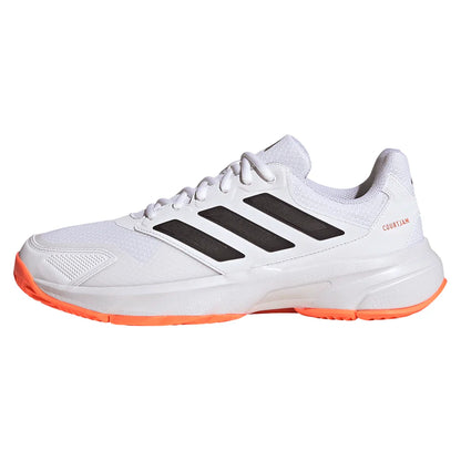 Men's CourtJam Control 3 Tennis Shoes Core White and Black