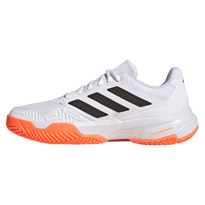 Men's CourtJam Control 3 Tennis Shoes Core White and Black