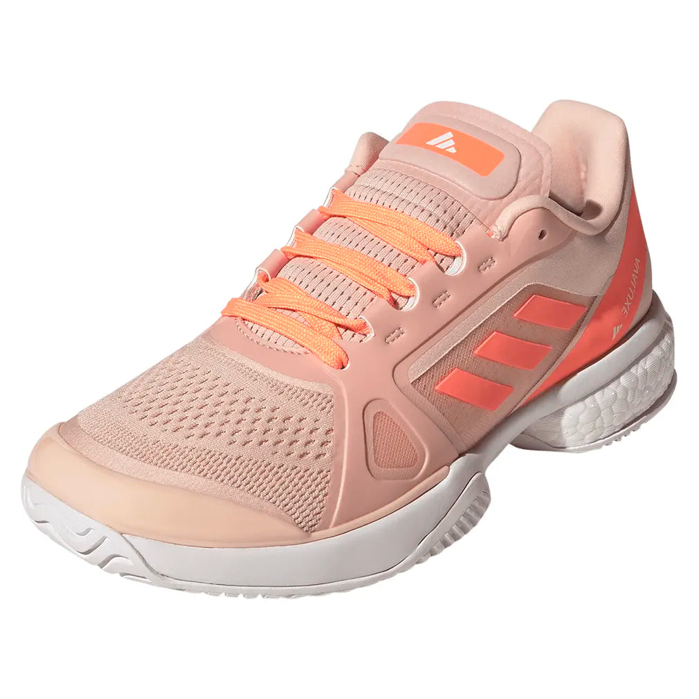 Women's Avaluxe Tennis Shoes Blush Pink and Beam Orange-Footwear-Adidas-KJ6992-S26-y-Tennis Express