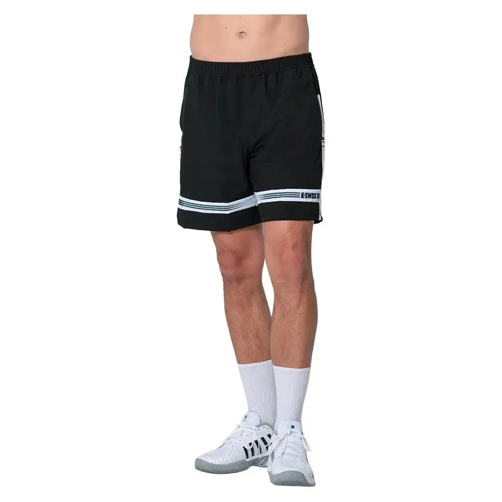 Men's Descent 7 Inch Tennis Shorts Black