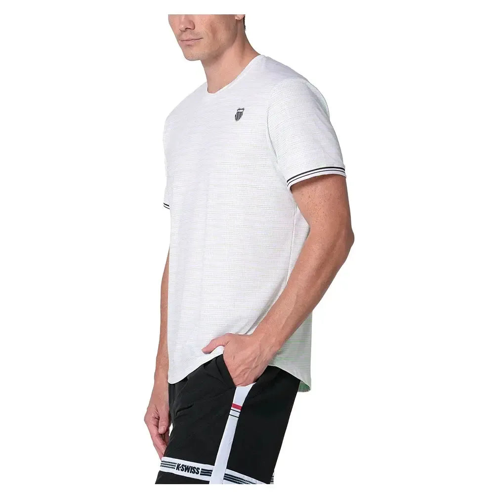 Men's Pressure Rising Short Sleeve Tennis Top Perd