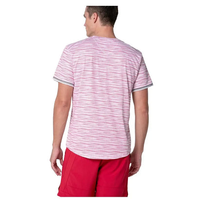 Men's Pressure Rising Short Sleeve Tennis Top Chili