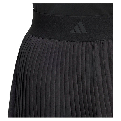 Women's Club Pleated Long Tennis Skirt Black