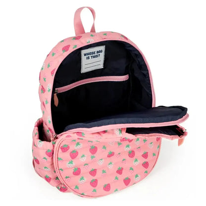 Little Love Tennis Backpack Strawberry Puffer