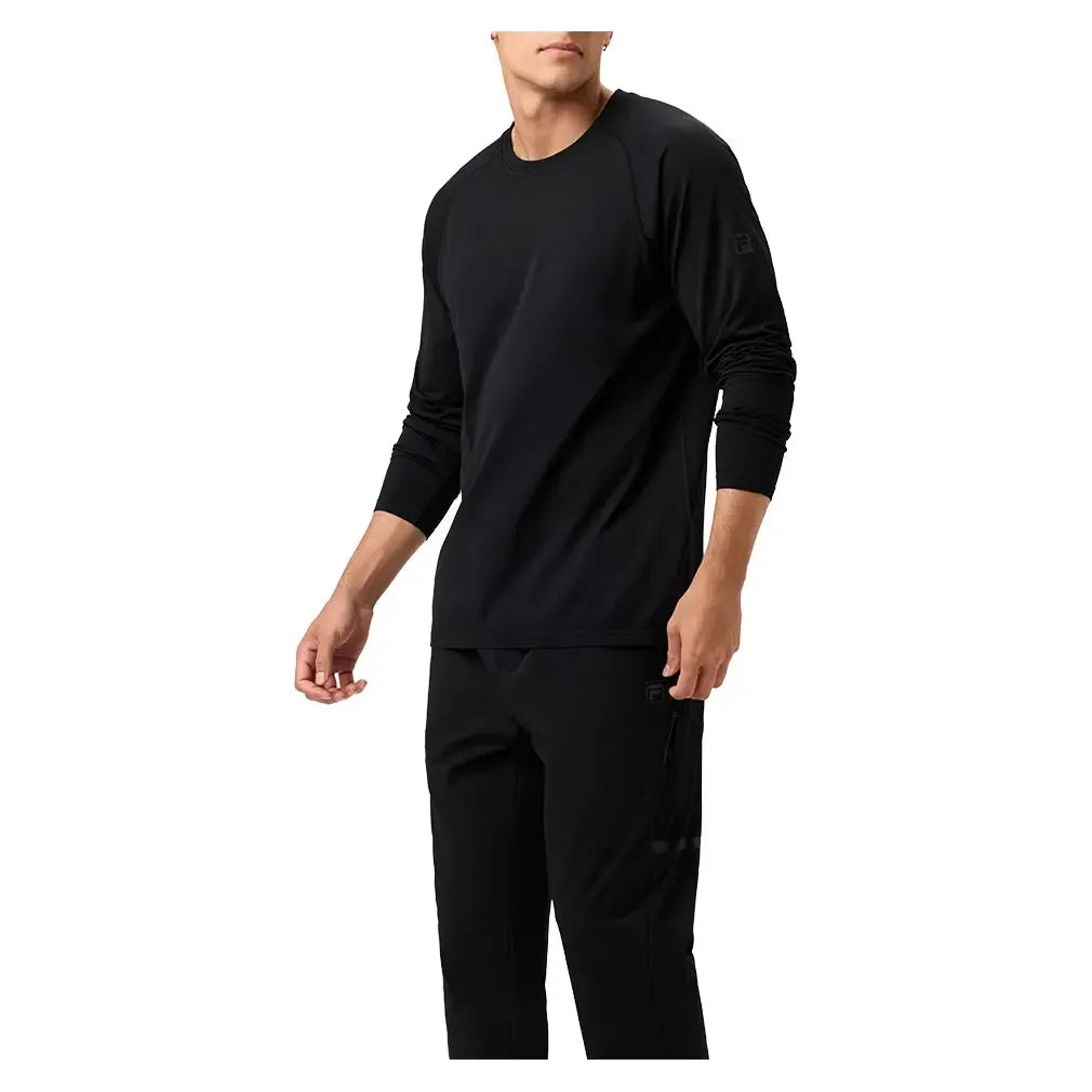 Mens Lucky Ace Seamless Long Sleeve Tennis Top