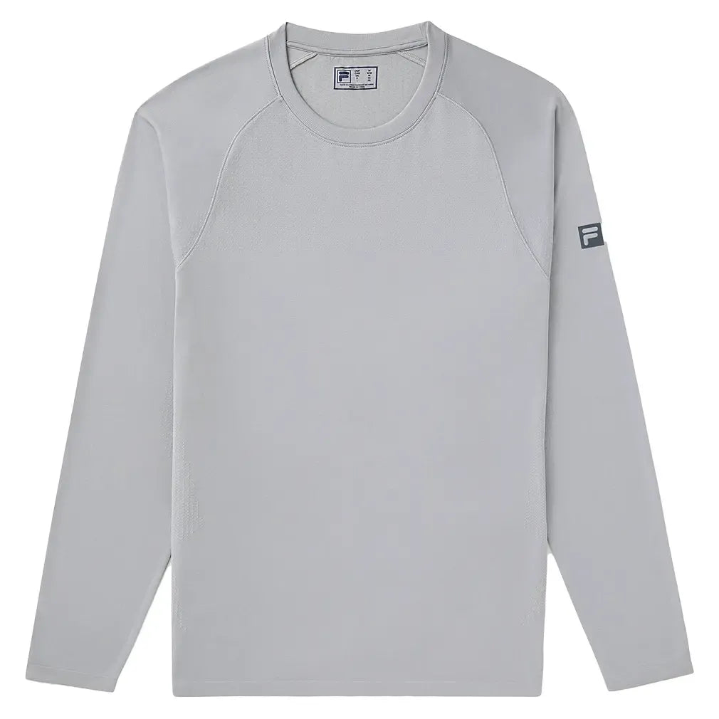 Mens Lucky Ace Seamless Long Sleeve Tennis Top-Apparel-Fila-LM43E987-F24-g-1-Tennis Express
