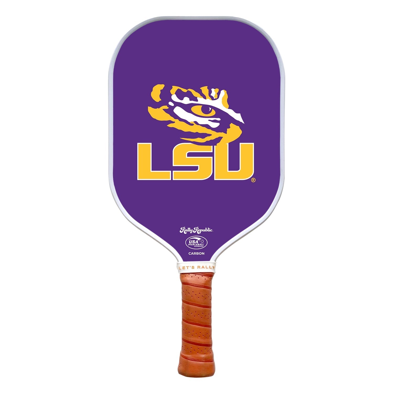 Rally Republic Pickleball LSU Tigers Purple Gold LSU Mark Pickleball Paddle