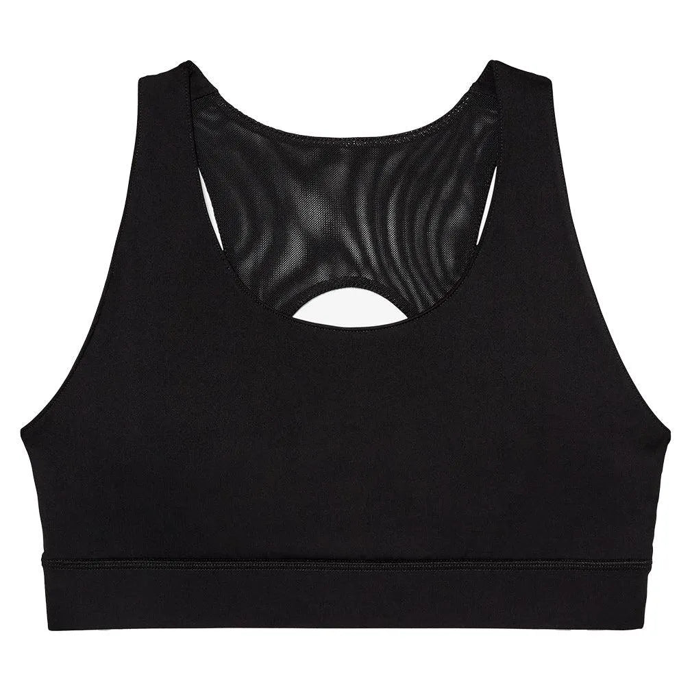 Women's Festival Mesh Back Sports Bra Black-Apparel-Fila-LW411129-001S25-1-Tennis Express