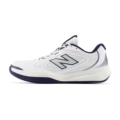 Men's FuelCell 796v5 2E Width Tennis Shoes NB 103 White and Team Navy