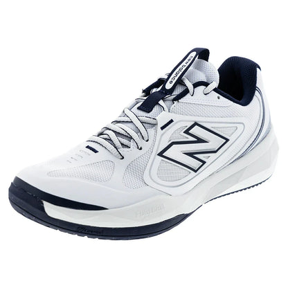Men's FuelCell 796v5 D Width Tennis Shoes NB 103 White and Team Navy-Footwear-New Balance-NB 103 White/Team Navy-7, [current_file_name-Tennis Express