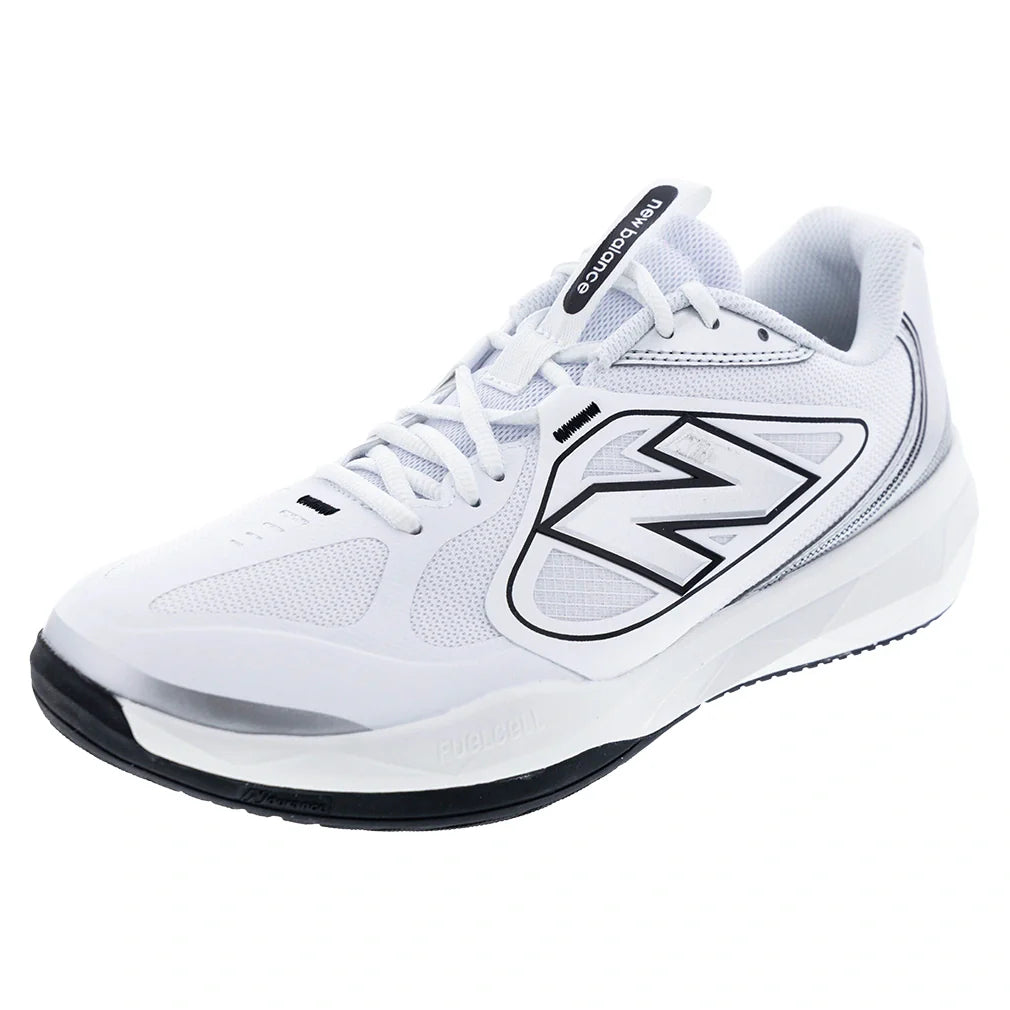 Men's FuelCell 796v5 4E Width Tennis Shoes White and Black-Footwear-New Balance-M79656Y4E_bcbd5b83-ad21-40e0-8b0d-d234de5ee309-Tennis Express