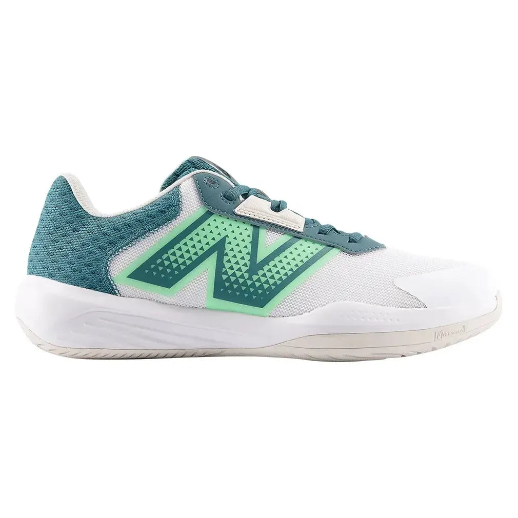 Men's 696v6 D Width Tennis Shoes White and Green