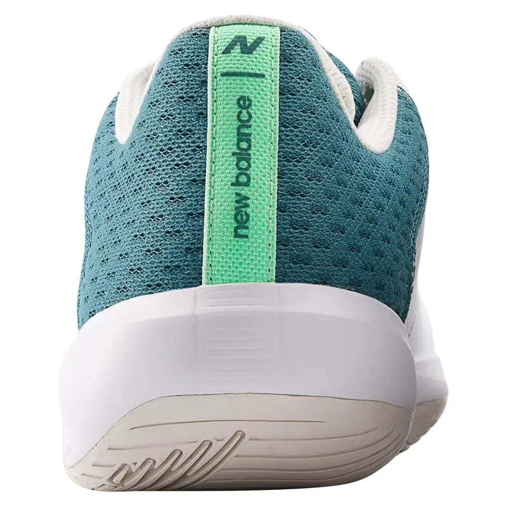 Men's 696v6 D Width Tennis Shoes White and Green