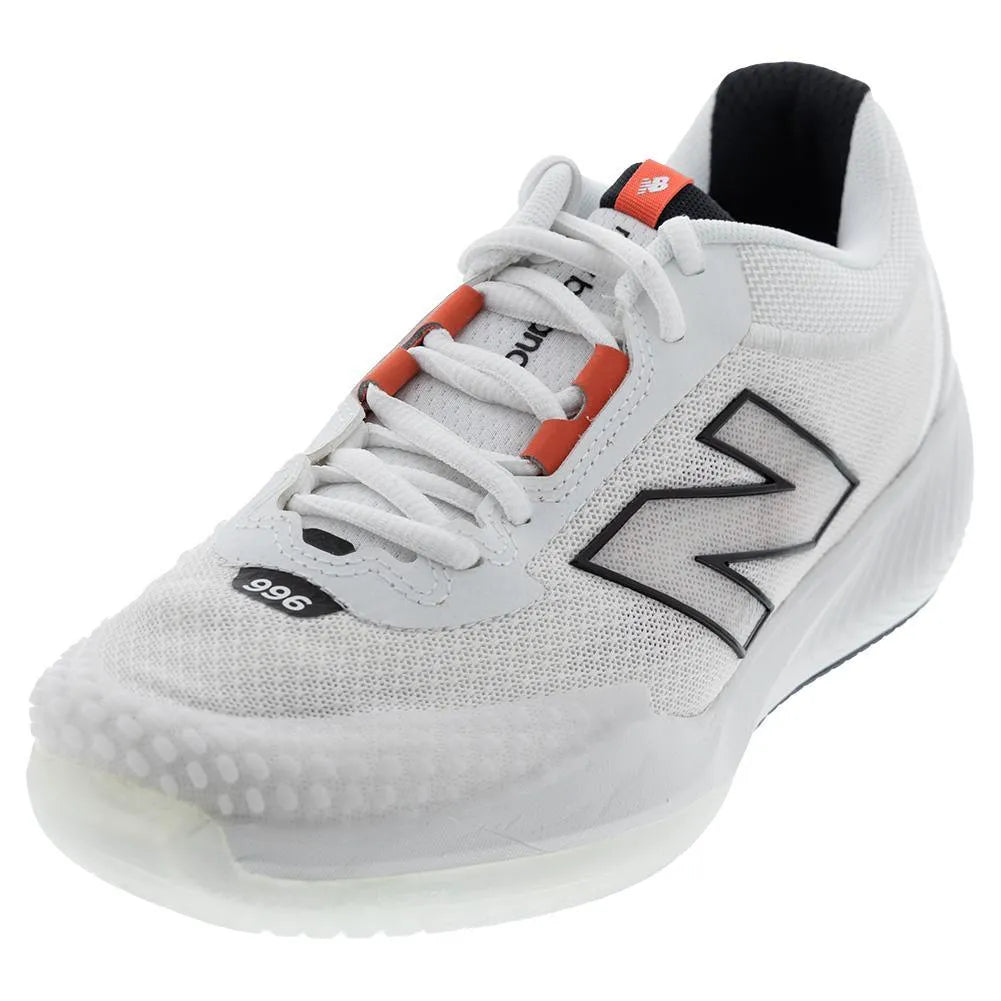 Men's FuelCell 996v6 2E Width Tennis Shoes White and Black-Footwear-New Balance-MCH996W62E-F24-7-[Sku]-Tennis Express