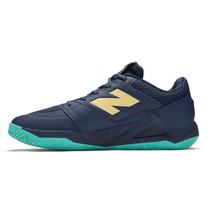 Men's FuelCell Delray 2E Width Tennis Shoes Navy and Parchment