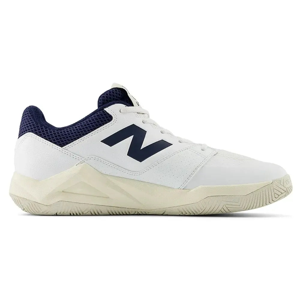 Men's FuelCell Delray 2E Width Tennis Shoes White and Navy
