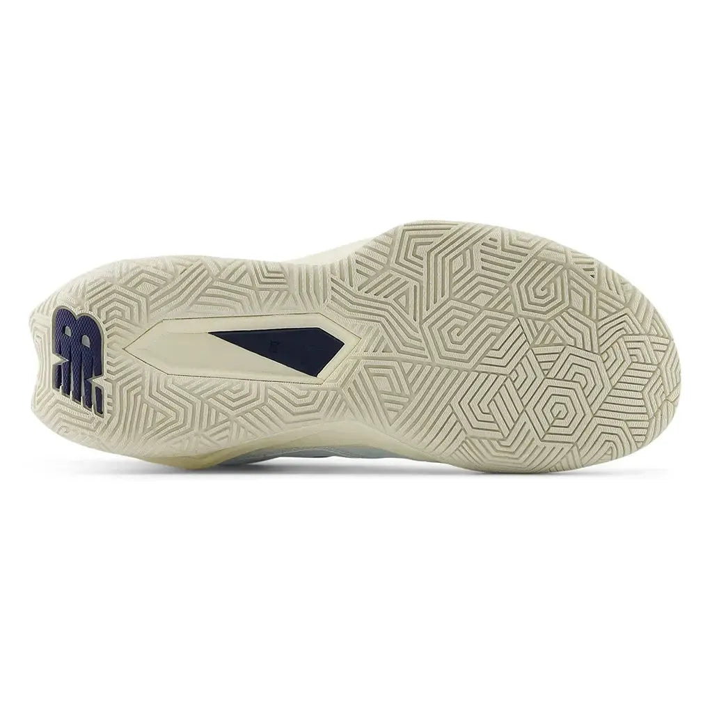 Men's FuelCell Delray D Width Tennis Shoes White and Navy