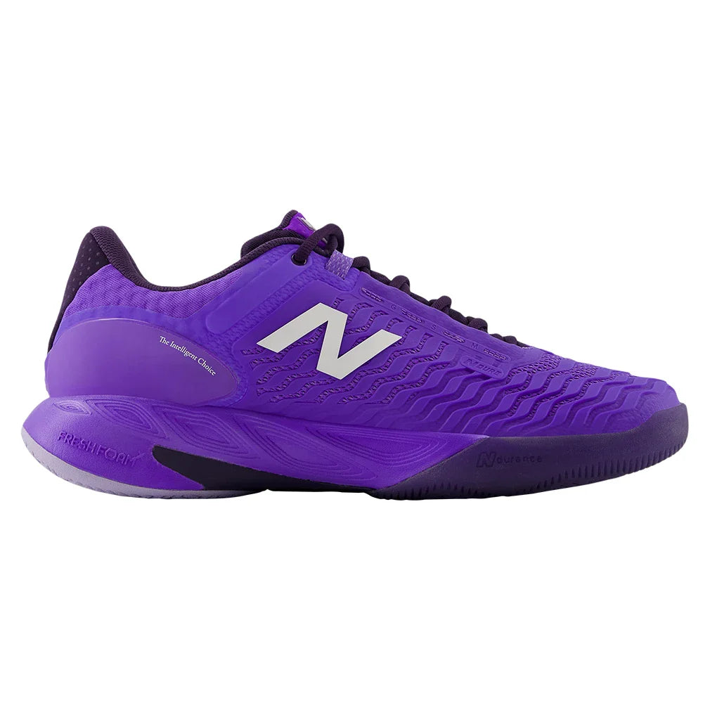Men's Fresh Foam X CT-Rally v2 2E Width Tennis Shoes Electric Indigo and Boysenberry