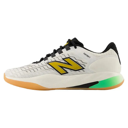 Men's Fresh Foam X CT-Rally v2 D Width Tennis Shoes White and Metallic Gold