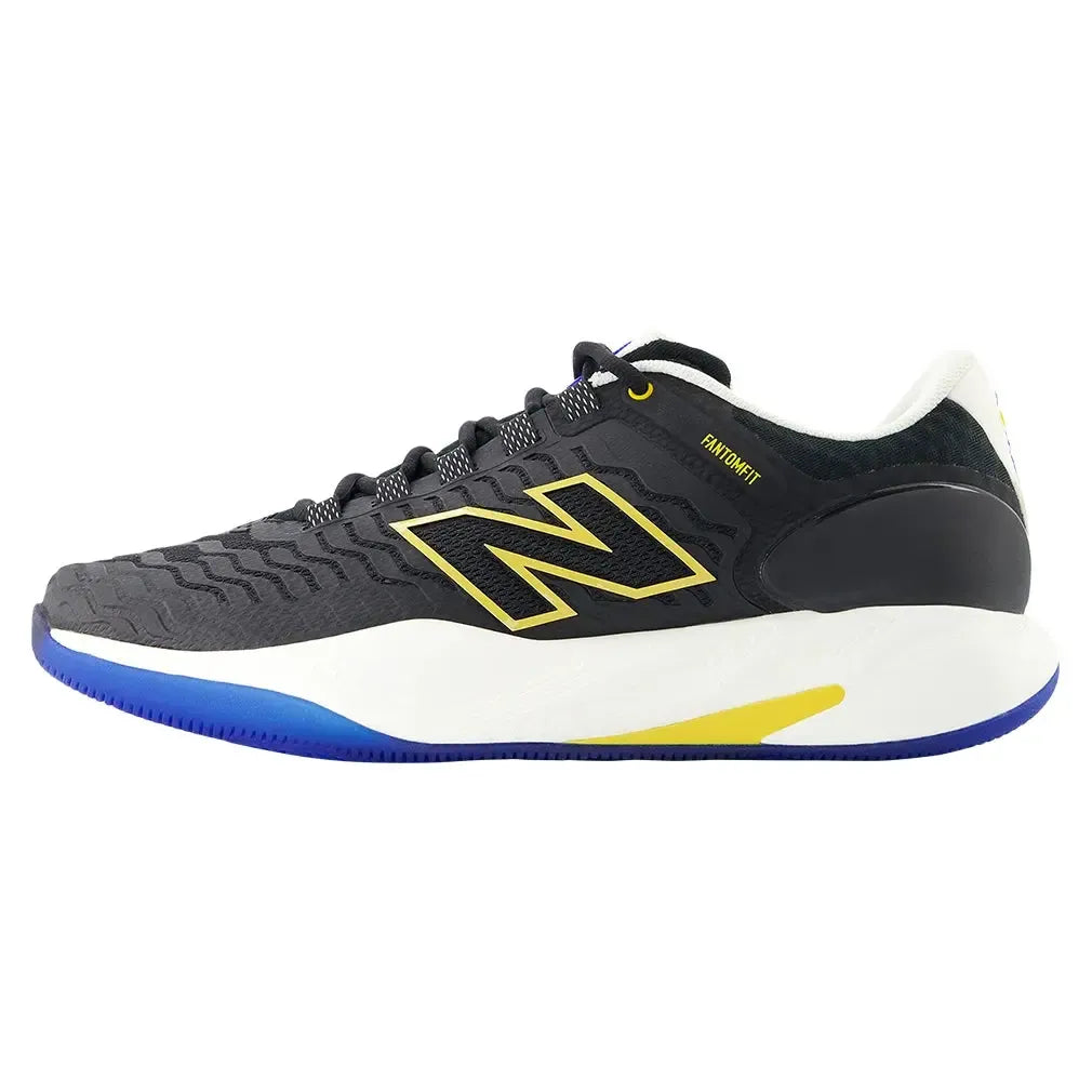 Men's Fresh Foam X CT-Rally v2 D Width Tennis Shoes Black and Apollo Gold