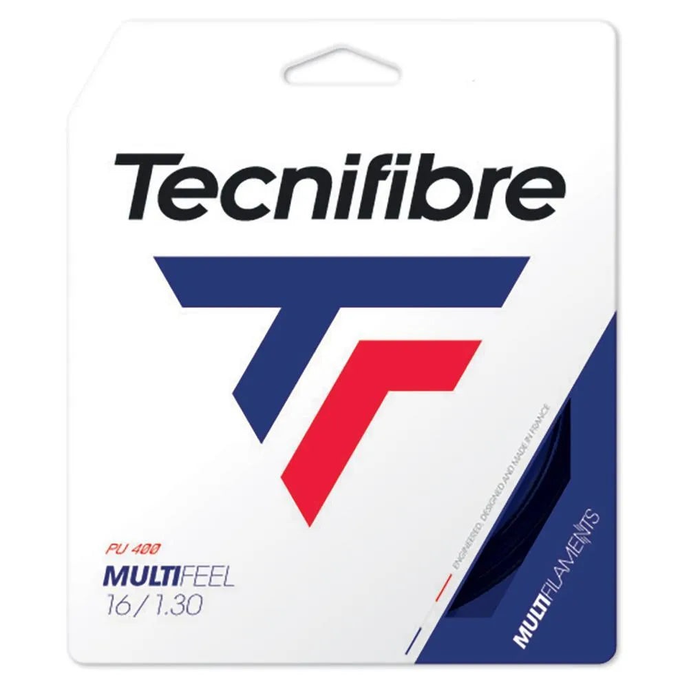 Multi-Feel Tennis String Black-Strings-Tecnifibre-MFEELBK-SET-1-Tennis Express