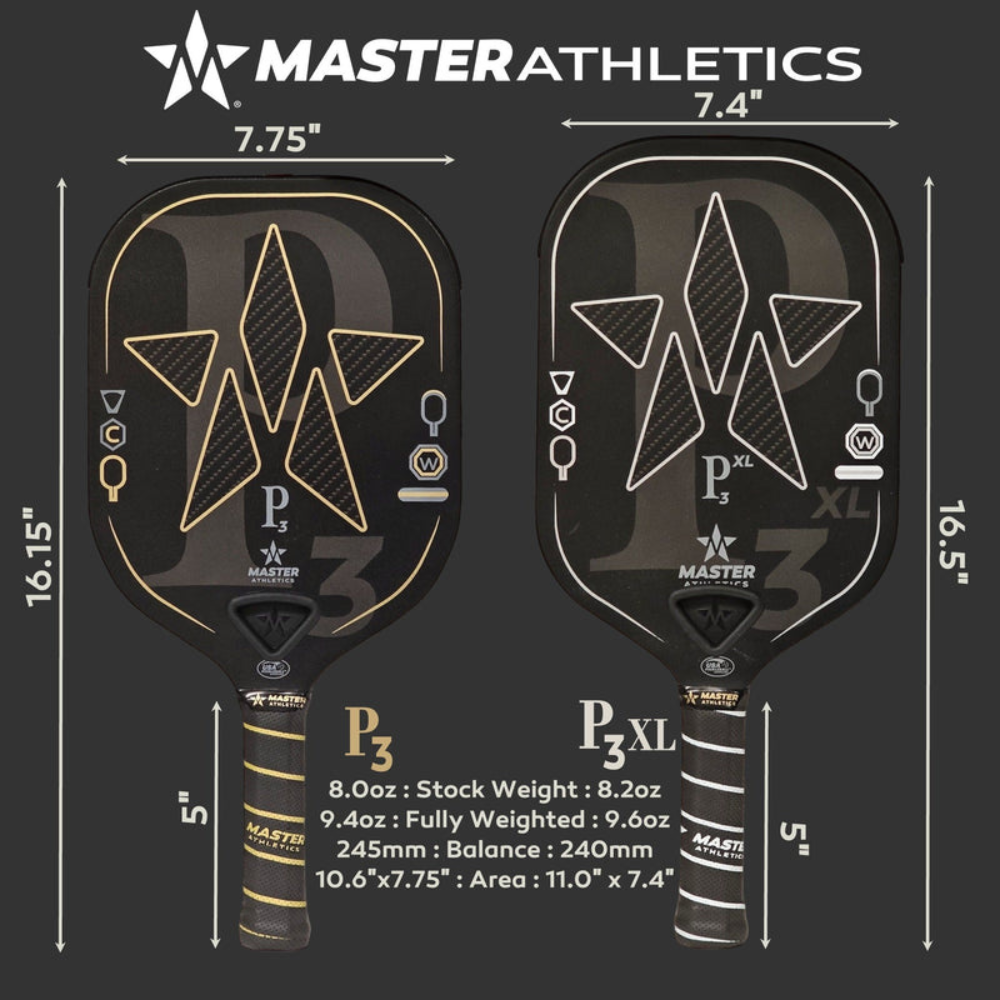 Master Athletics Pickleball Paddle P3XL & Tuning Kit