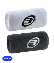 Wristbands Bullpadel BPMU254 Blanco/Negro 2025