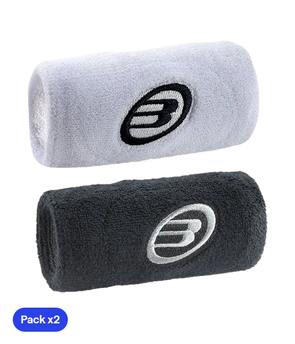 Wristbands Bullpadel BPMU254 Blanco/Negro 2025