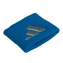 Wristband Adidas Cortas Azules Logo Grande