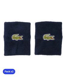 Wristband Lacoste Azul Marino (Pack x2)