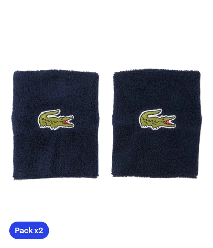 Wristband Lacoste Azul Marino (Pack x2)