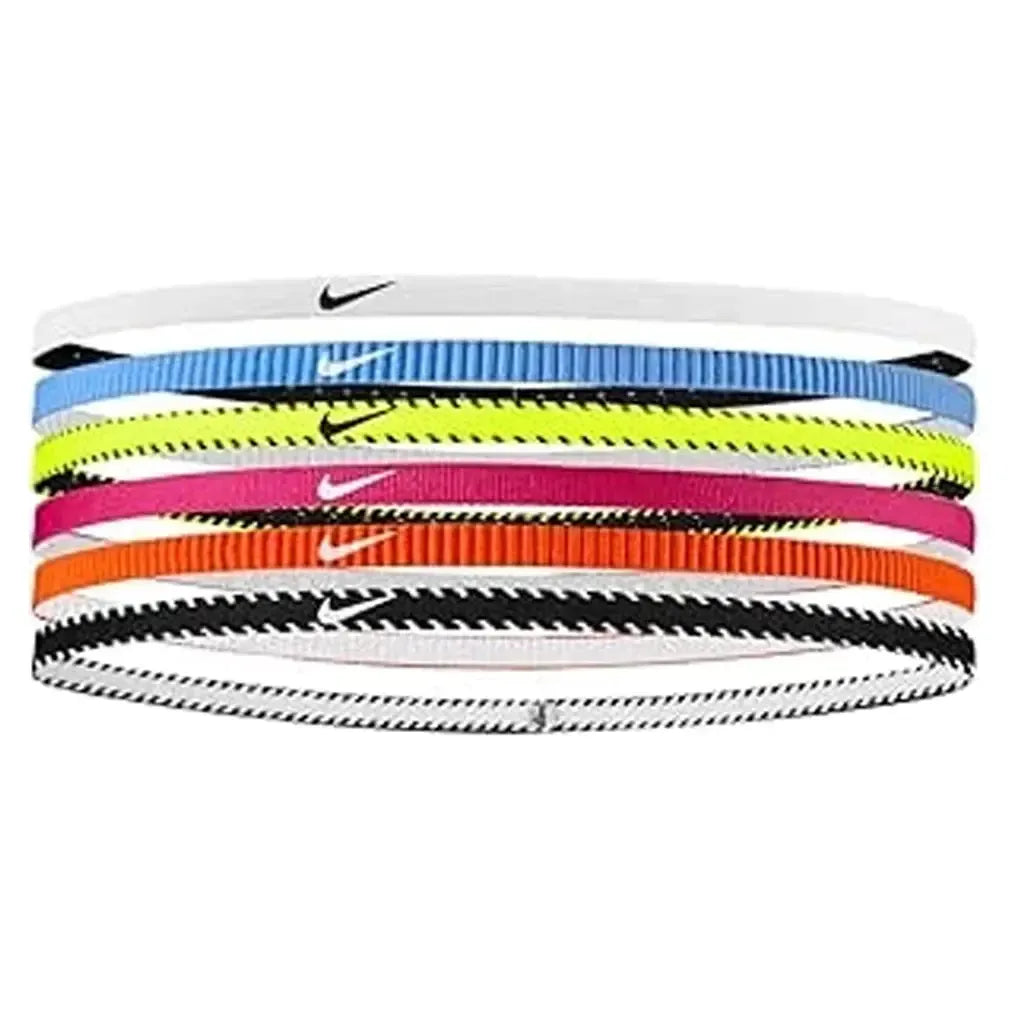 Unisex Flex Classic Slim Training Headbands 6 Pack-Accessories-Nike-N1011925-F25-702-Tennis Express