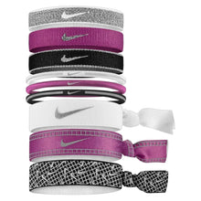 Unisex Mixed Hairbands Reflective Graphic 9 Pack White and Hot Fuchsia-Accessories-Nike-N1012171-158H24-1-1-[Sku]-Tennis Express