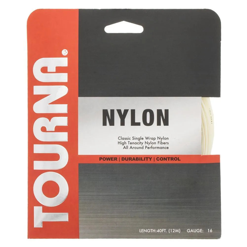 Nylon 16G Tennis String-Strings-Tourna-NYLONSET_G16-12M-Tennis Express