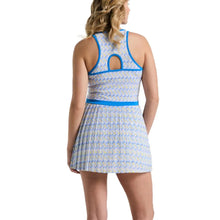 Women's Cut Out Tennis Dress with Pleats Bright White