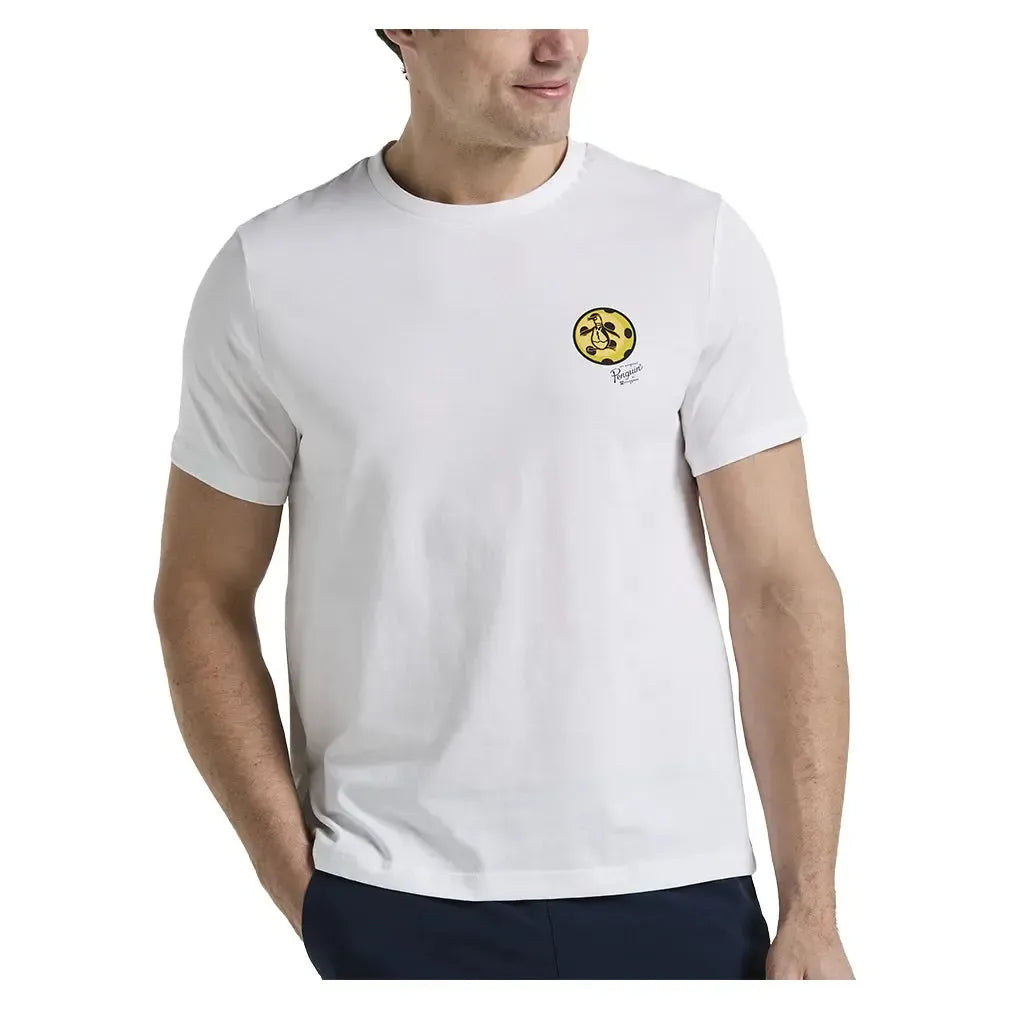 Men's Paddle DBL Graphic Tee Bright White-Apparel-Penguin-O1KSF011-118U25-3-Tennis Express