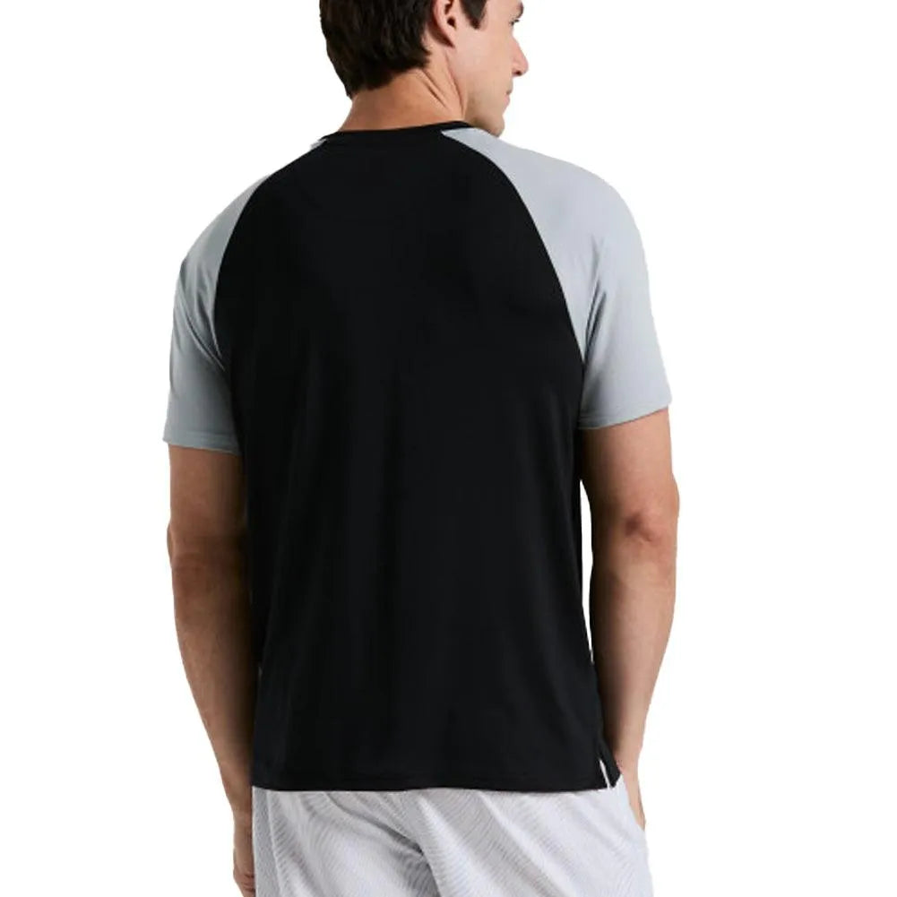 Men's Blocked Performance Tennis Tee