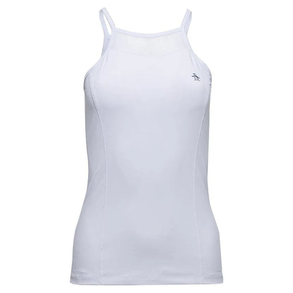Women's Essentials Tennis Tank with Mesh Bright White-Apparel-Penguin-O1KSF026-118B-Tennis Express