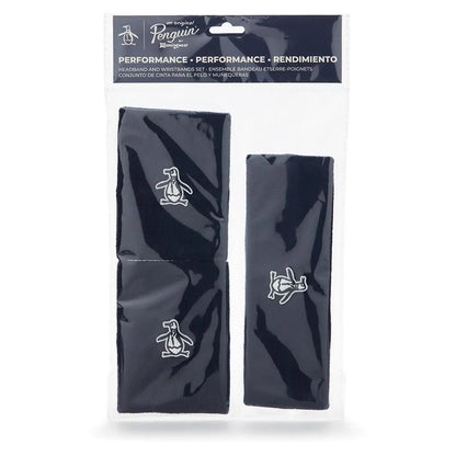 Men's Solid Head and Wristband Set