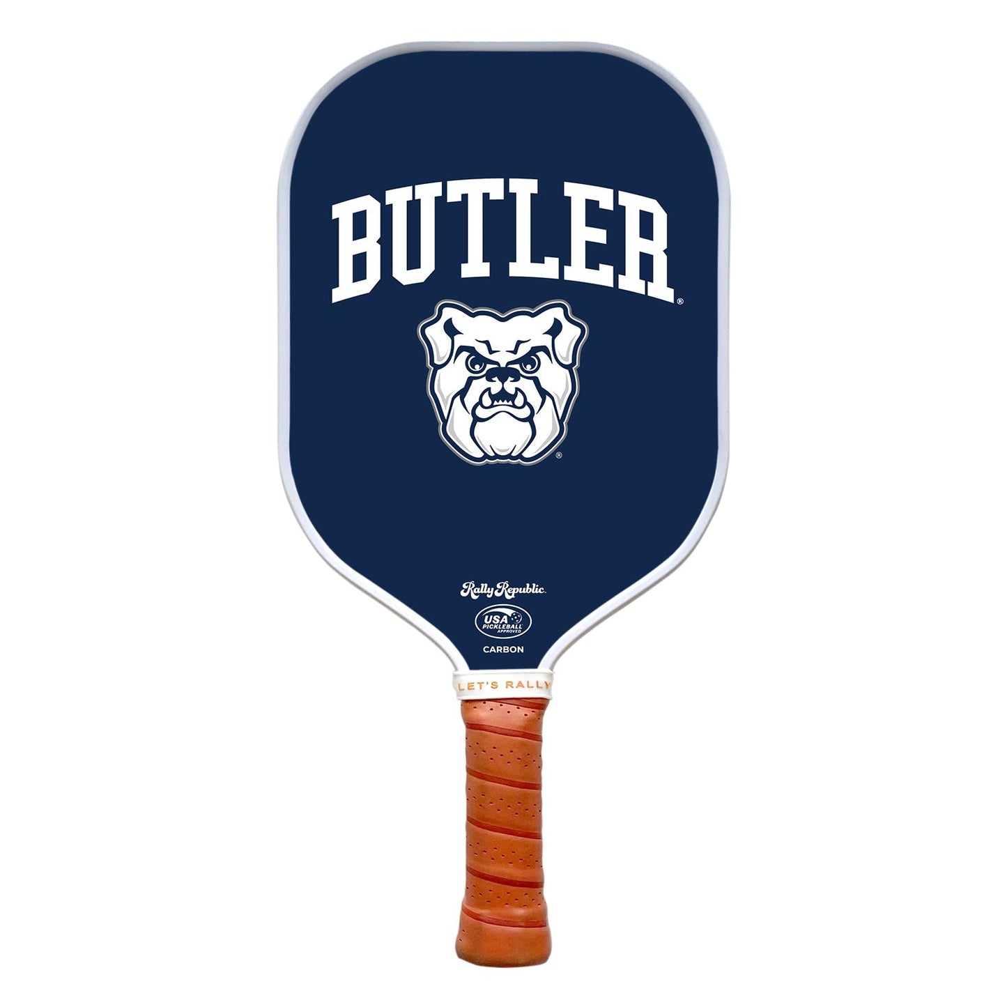 Rally Republic PIckleball Paddle - Butler Bulldogs Midnight Bulldog Head
