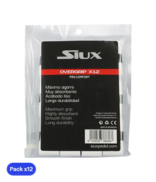 Overgrip Siux Pro Comfort Lisos Blancos (Pack x12)