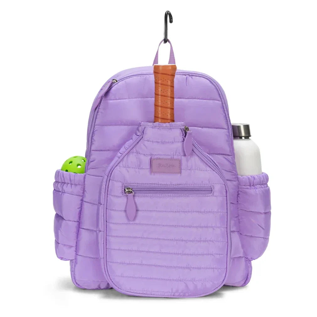 Pickleball Time Backpack Puffer-Bags-Ame and Lulu-PBTBP-1-Purpule_f7af6de0-211a-4190-b58d-0b5f9d9233e0-Tennis Express