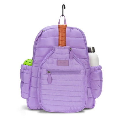 Pickleball Time Backpack Puffer-Bags-Ame and Lulu-PBTBP-1-Purpule_f7af6de0-211a-4190-b58d-0b5f9d9233e0-Tennis Express