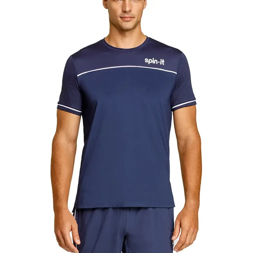 Men's Lionel Short Sleeve Pickleball Tee-Apparel-Spin-It-PM3234-NSC9_1-Tennis Express