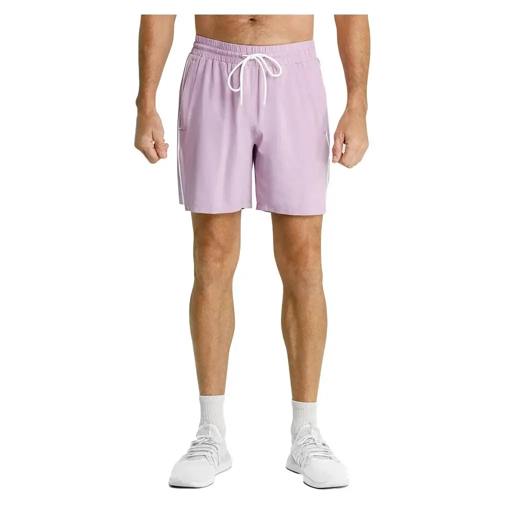 Men's David 7 Inch Pickelball Shorts Lavender Mist-Apparel-Spin-It-PM6307-2969-Tennis Express
