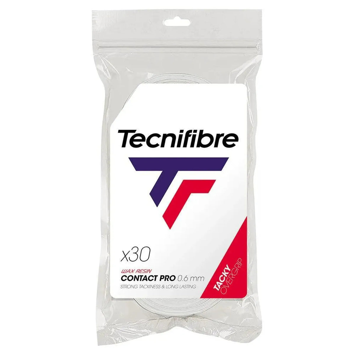 Pro Contact Tennis Overgrip White 30 Pack