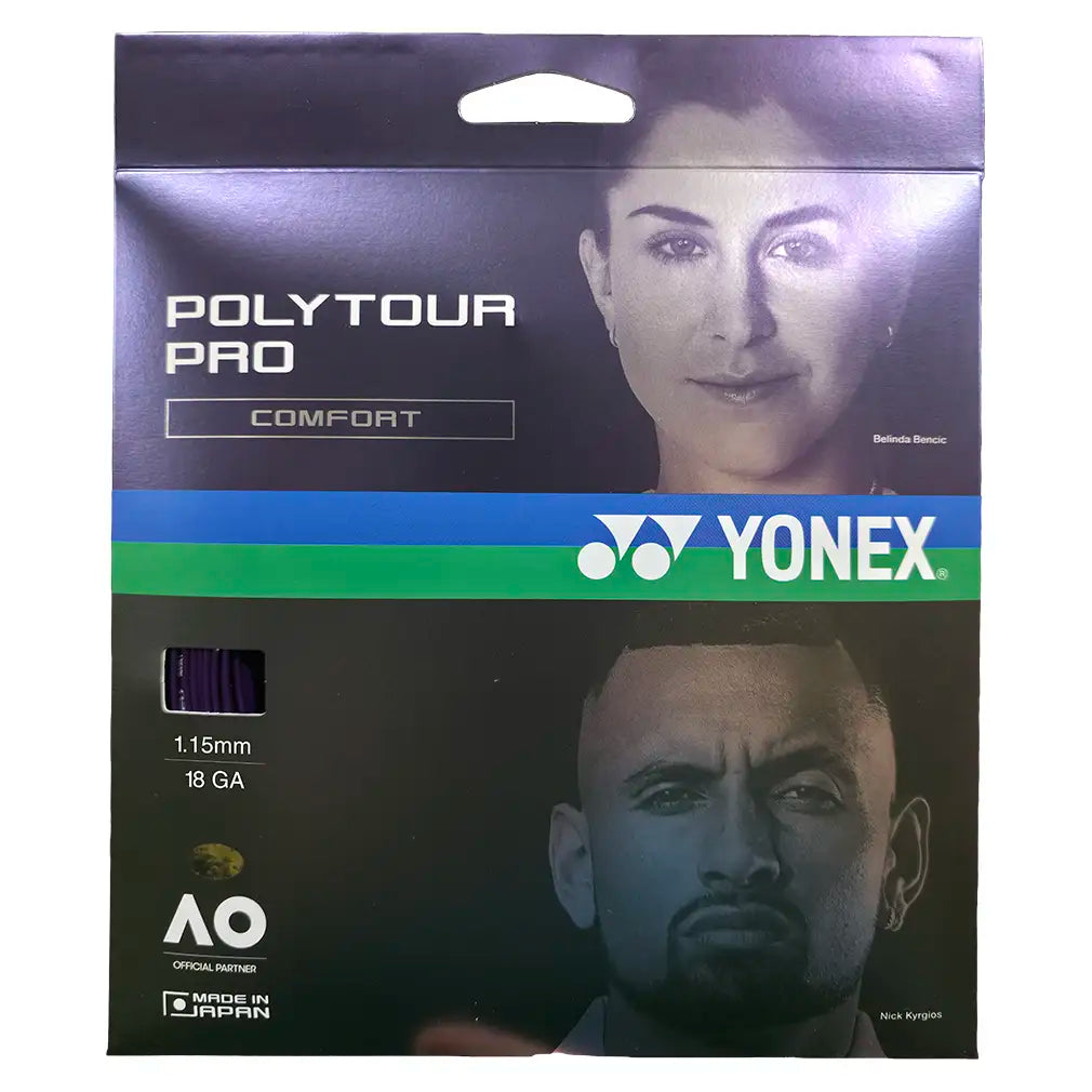 POLYTOUR PRO Tennis String Midnight Purple-Strings-Yonex-PTGP-MP-18-1-Tennis Express