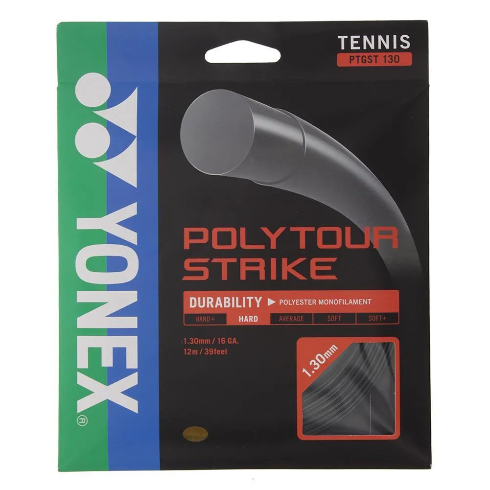 POLYTOUR STRIKE String Black-Strings-Yonex-PTGSTBK-SET-1-Tennis Express