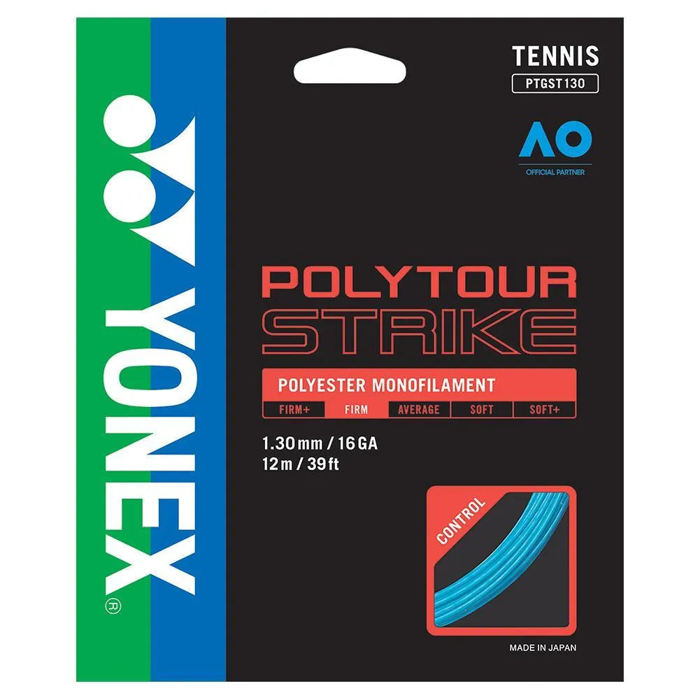 POLYTOUR STRIKE Tennis String Blue-Strings-Yonex-PTGSTBL-SET-1-Tennis Express