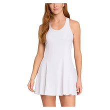 Women's Meghan Flared Pickleball Dress-Apparel-Spin-It-PX3230-B-W-Tennis Express